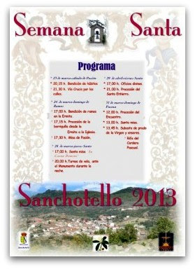 Semana Santa en Sanchotello 2013 Sanchotello